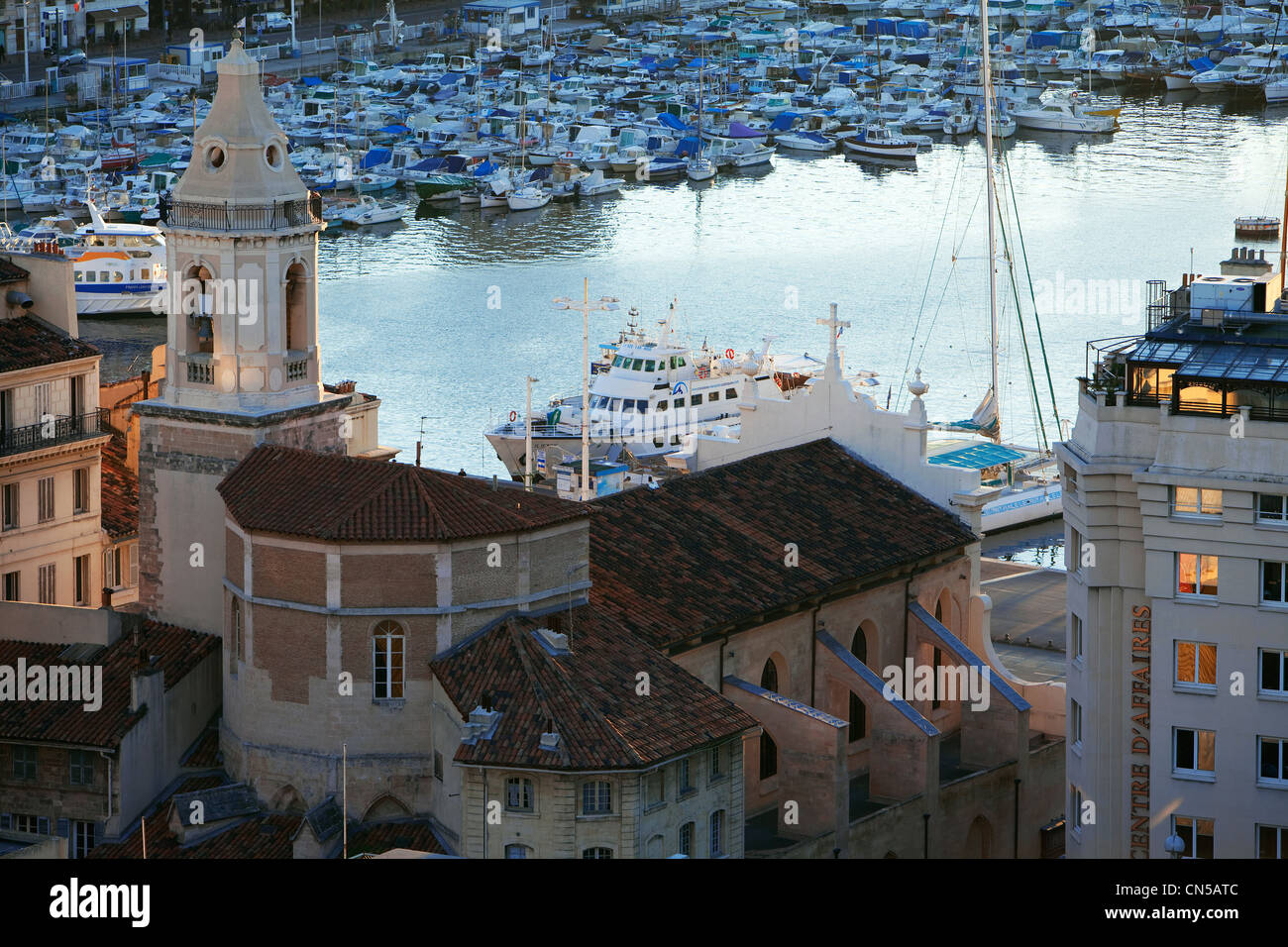 France, Bouches du Rhône, Marseille, Vieux Port, la Rue Saint Ferreol Banque D'Images