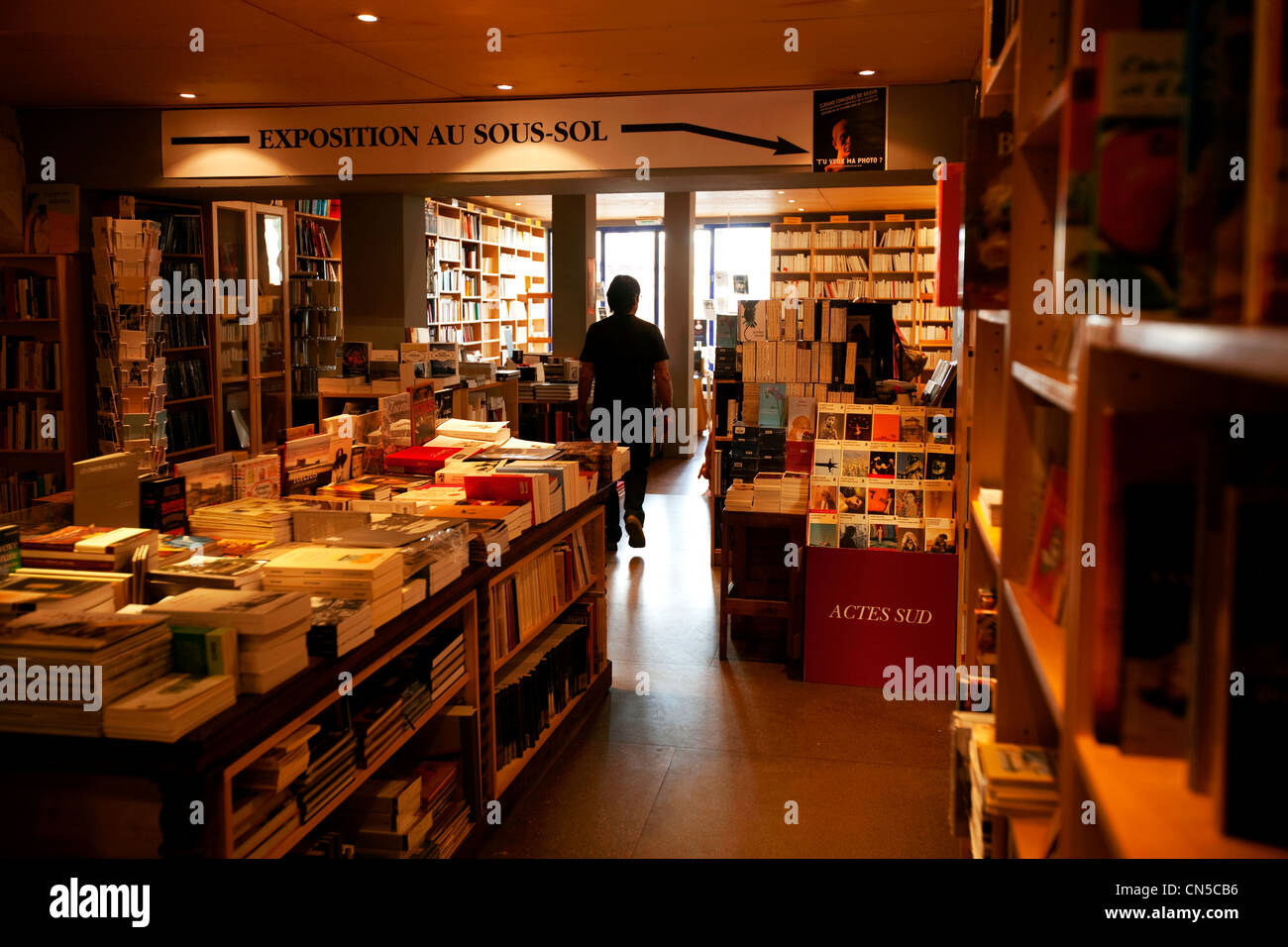 France, Bouches du Rhône, d'Arles, de la Loi sur la Bibliothèque du sud  Photo Stock - Alamy