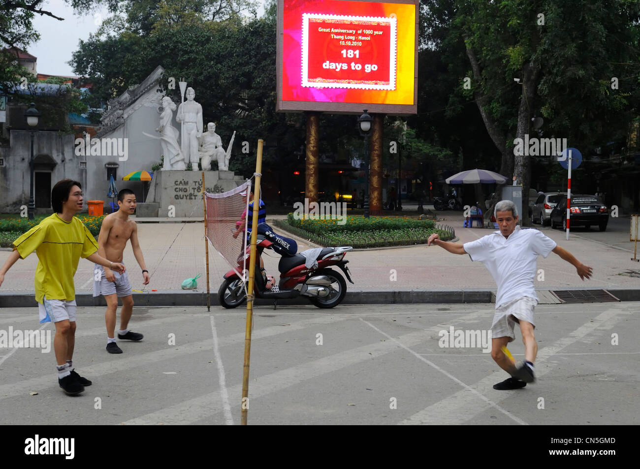 Vietnam, Hanoi, la vieille ville, à la vie dans la rue Banque D'Images