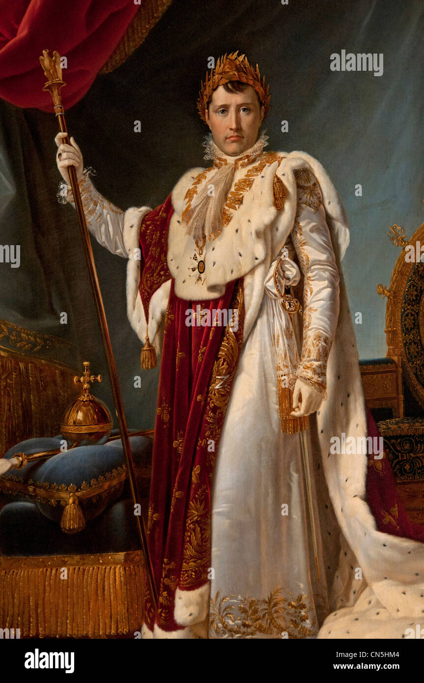 L'empereur Napoléon Bonaparte I par François Pascal Simon Gérard 1770-1837 France French Banque D'Images