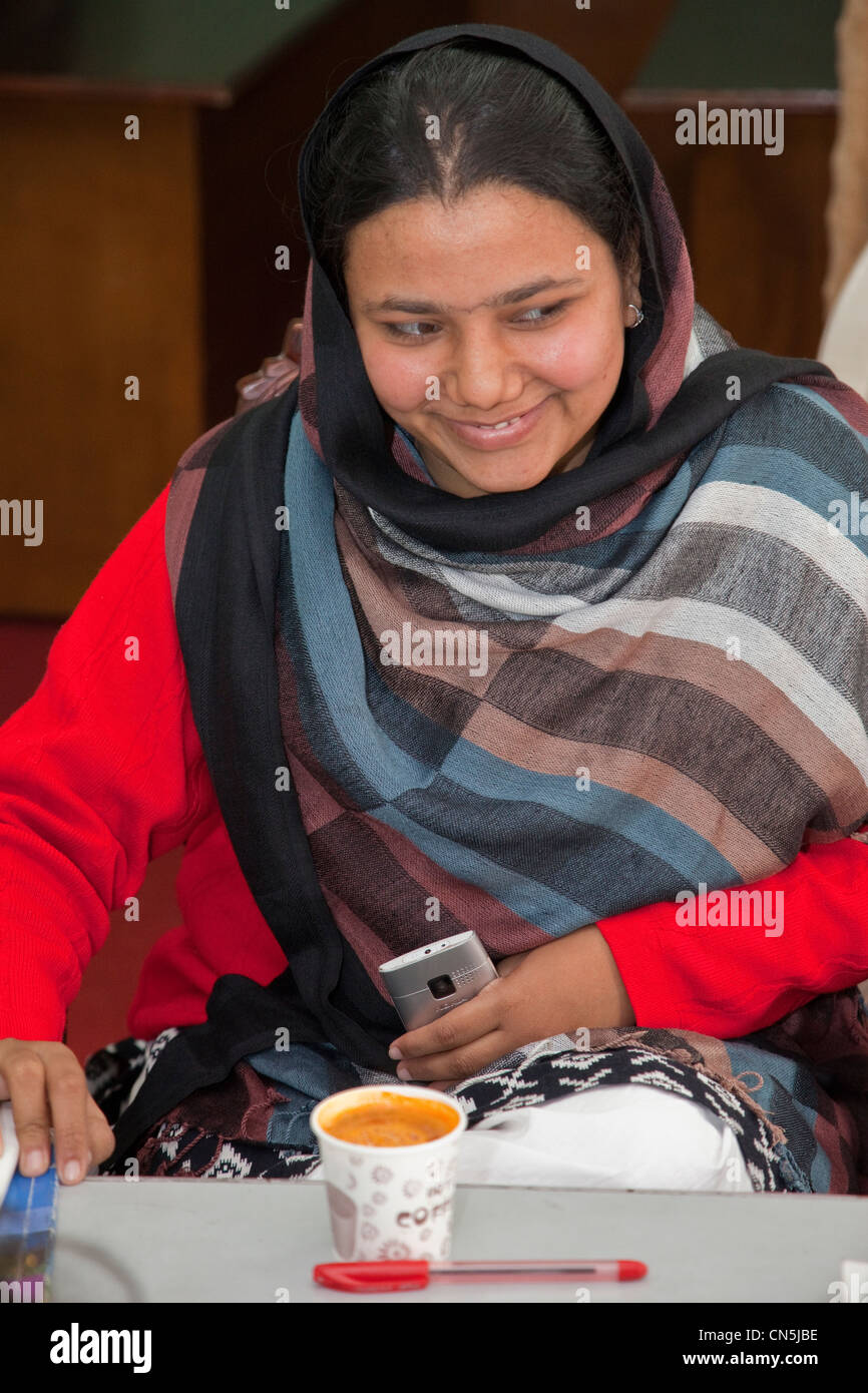Dehradun, Inde. Des enseignants de l'élémentaire. Banque D'Images