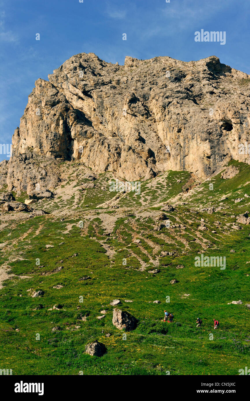 L'Italie, Trentin-Haut-Adige, province autonome de Bolzano, Dolomites, Gruppo del Sella Banque D'Images