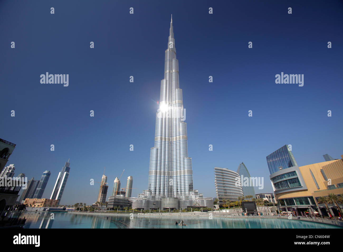 Burj Khalifa, Dubai, Émirats Arabes Unis Banque D'Images