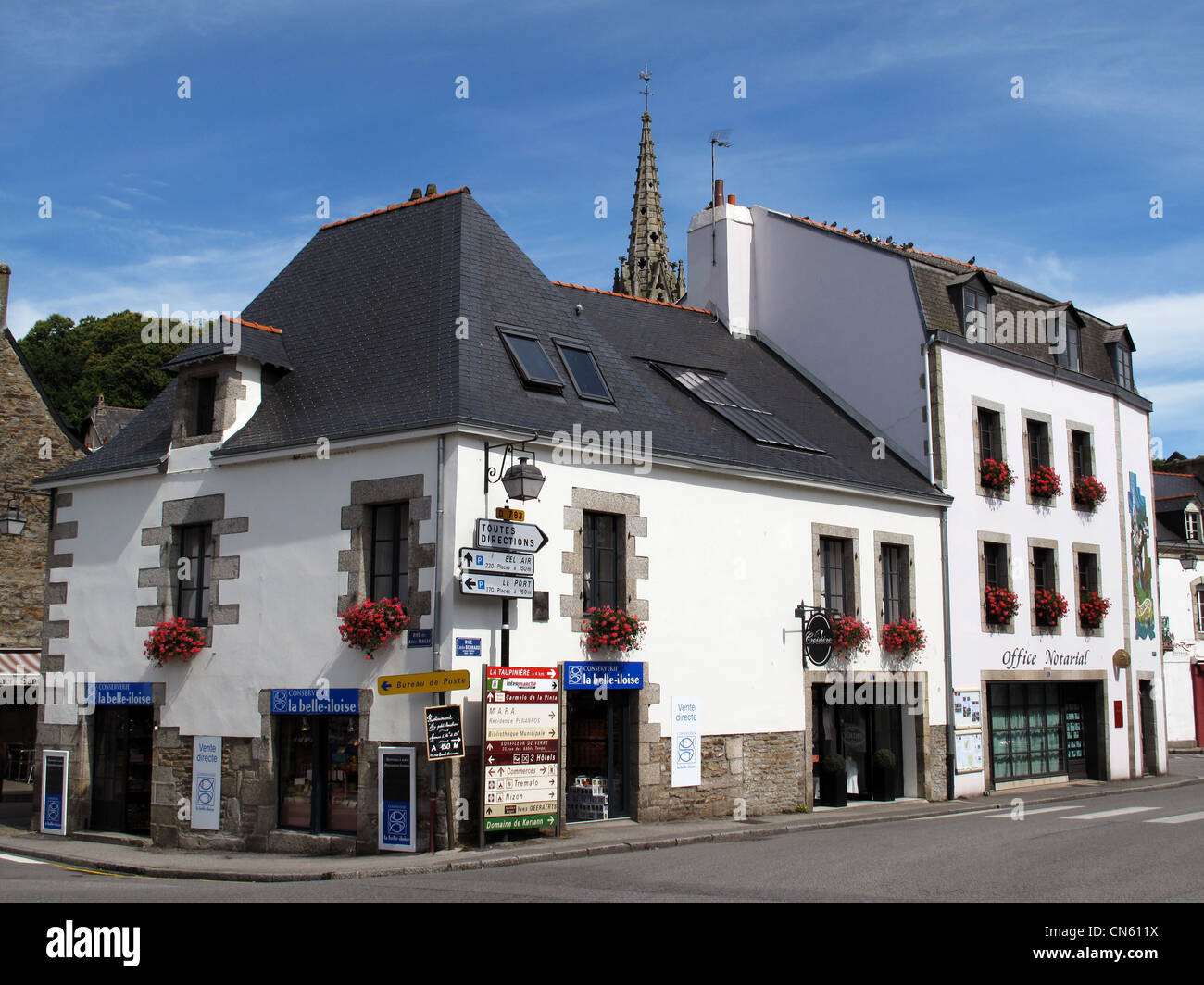 Pont-Aven sur l'Aven, Finistère, Bretagne,Bretagne,France Banque D'Images