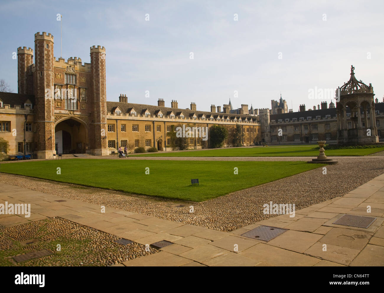 Trinity College de l'Université de Cambridge en Angleterre Banque D'Images Trinity College de l'Université de Cambridge en Angleterre Banque D'Images
