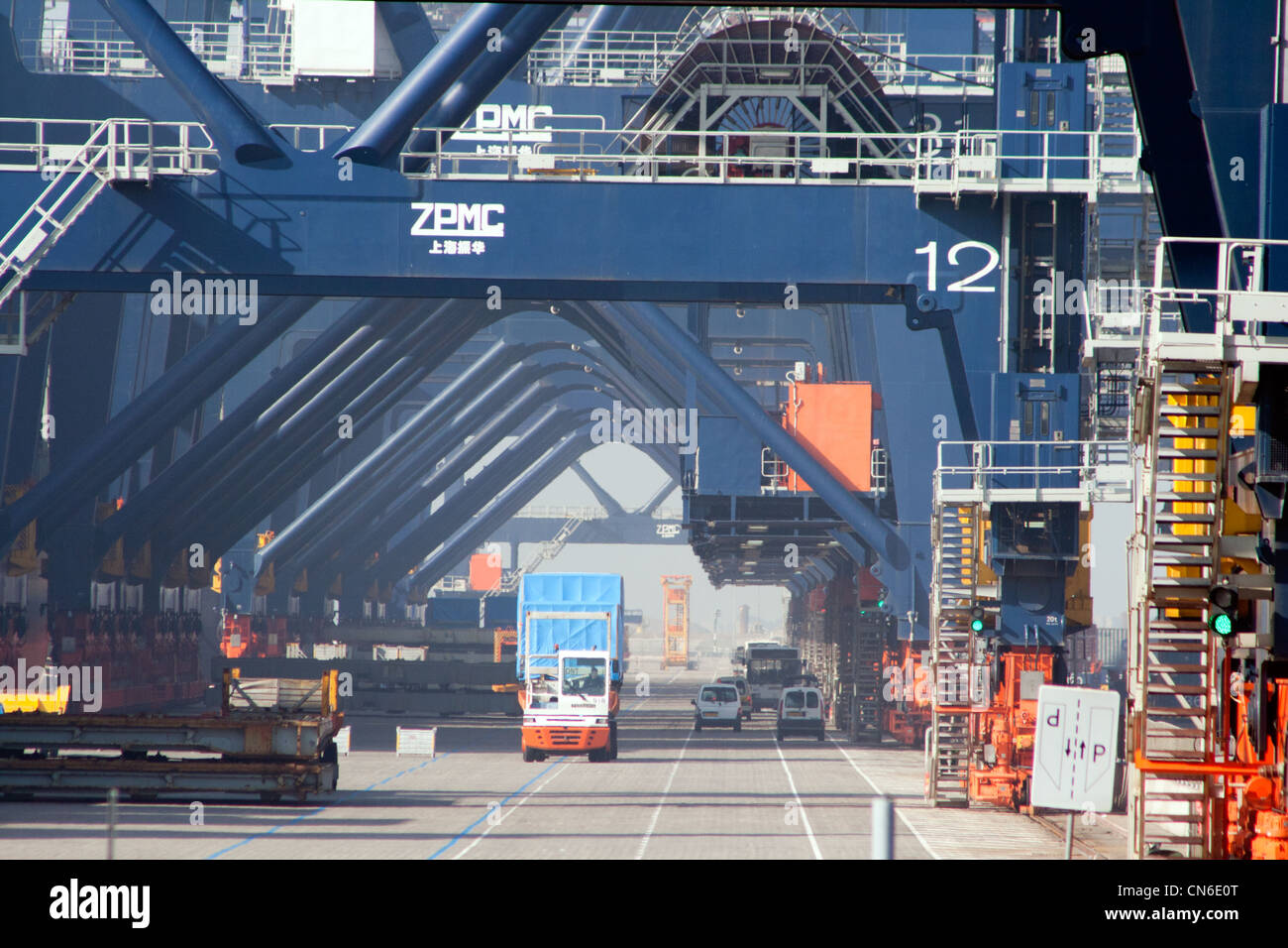 Port de Rotterdam, Pays-Bas Banque D'Images
