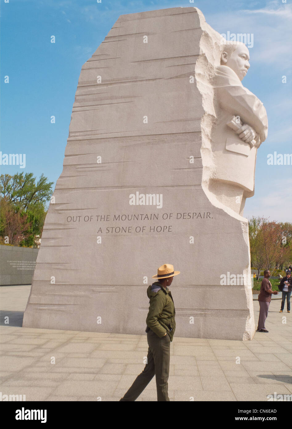 Martin Luther King Memorial à Washington DC Banque D'Images