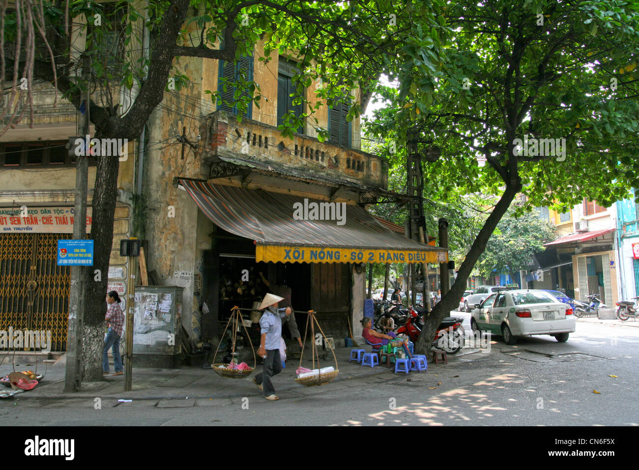 Scène de rue de Hanoi Banque D'Images