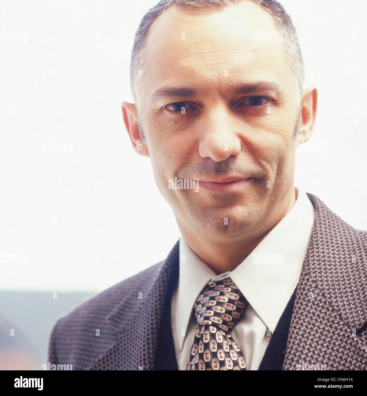 Portrait of a businessman, Bainville, Québec Banque D'Images