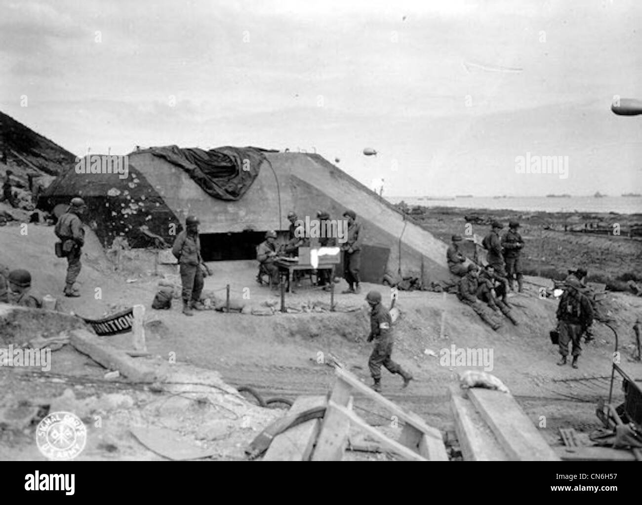La Seconde Guerre mondiale en Normandie 6 juin 1944 Banque D'Images