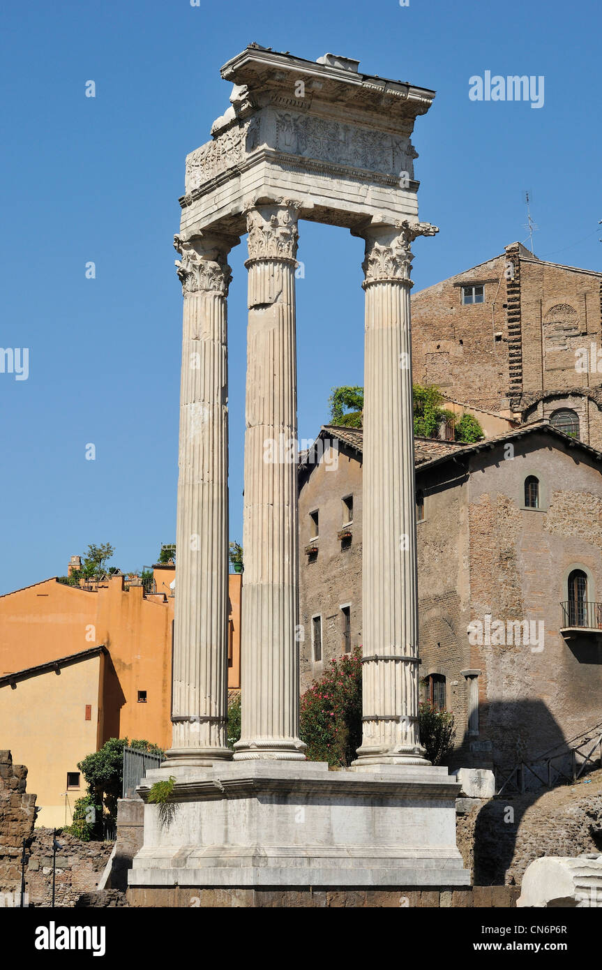 Temple d'Apollon Sosianus Rome Italie Banque D'Images