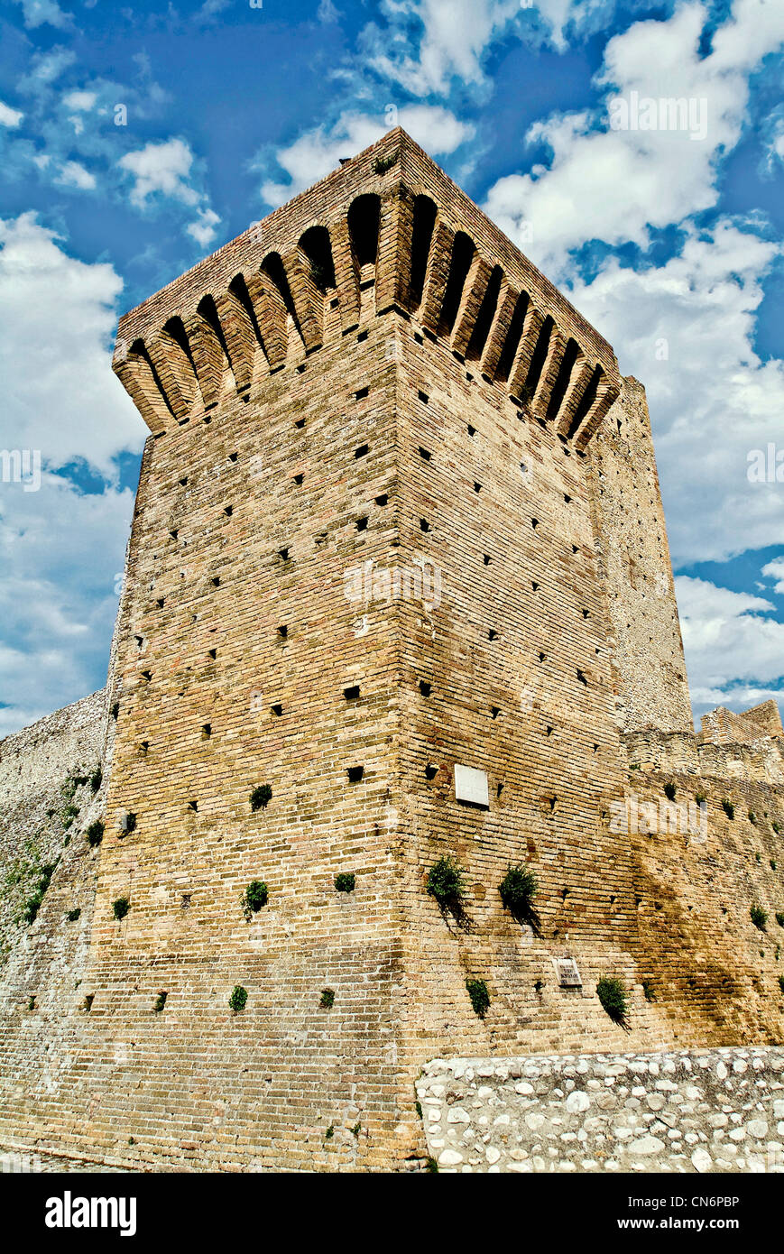 Italie Abruzzes L'Aquila province Lanciano Torri Montanare Banque D'Images