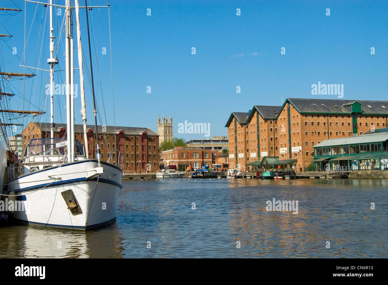 National Waterways Museum dans les Docklands de Gloucester, Gloucestershire, Angleterre Banque D'Images