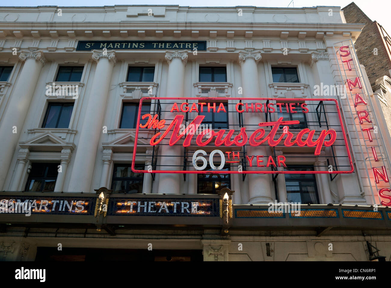 60e anniversaire de The Mousetrap au St Martin's Theatre, Londres Banque D'Images