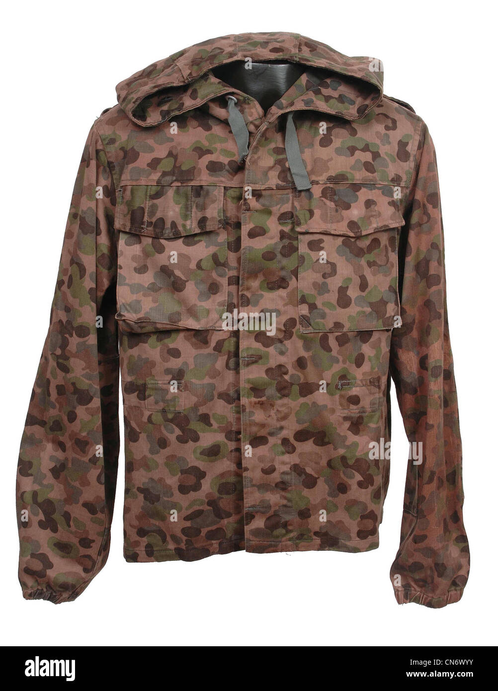 En tant que vêtement de camouflage utilisé par les forces militaires spot autrichien camo Banque D'Images