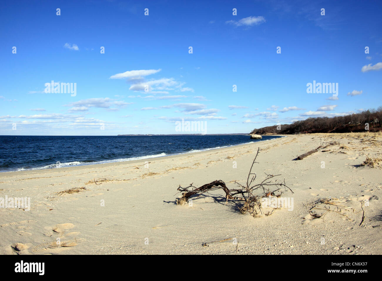 Plage sur Long Island Sound Smithtown Long Island New York Photo Stock -  Alamy