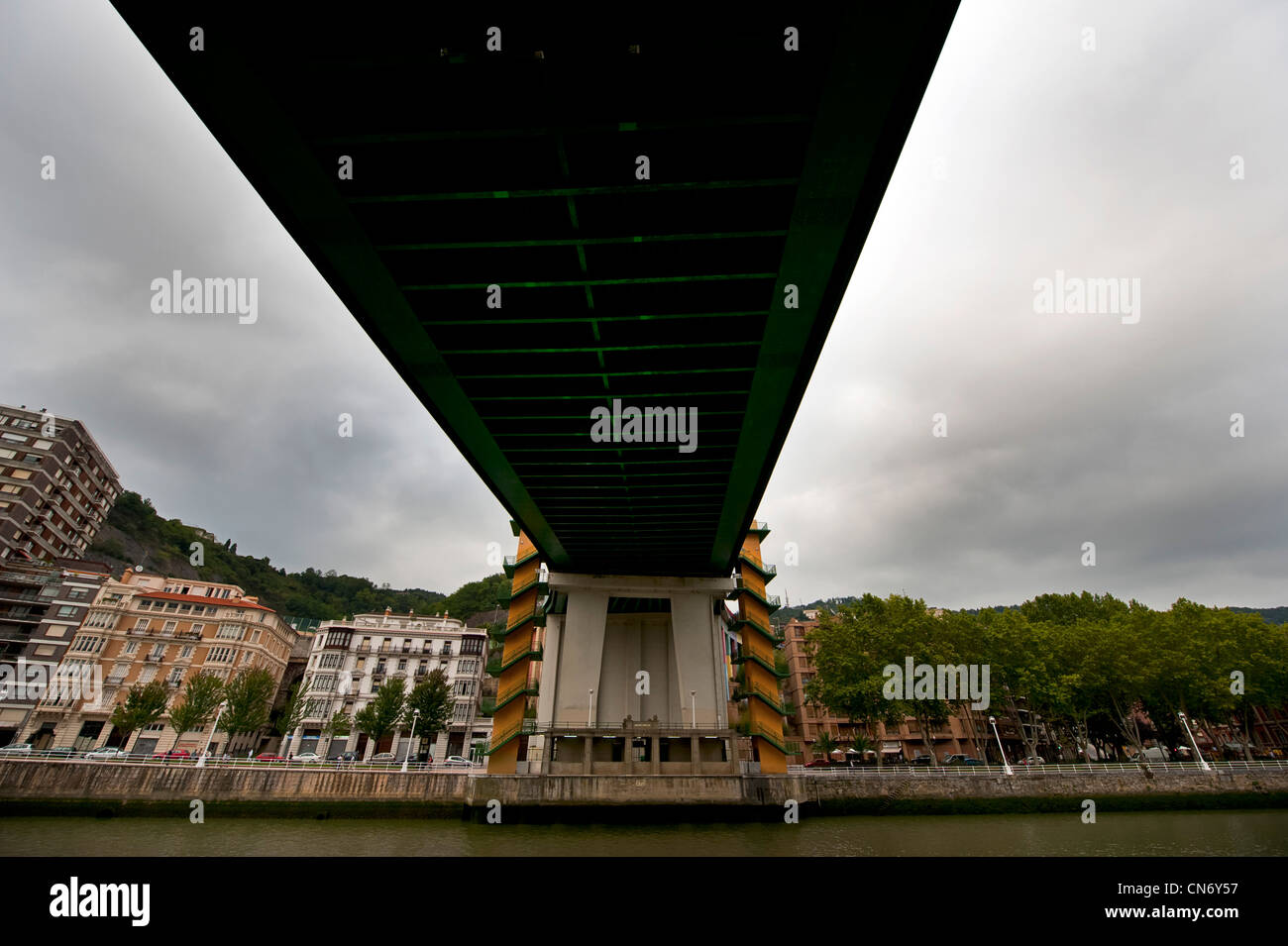 Pont de la salve de Bilbao, Pays basque, Espagne ; Banque D'Images