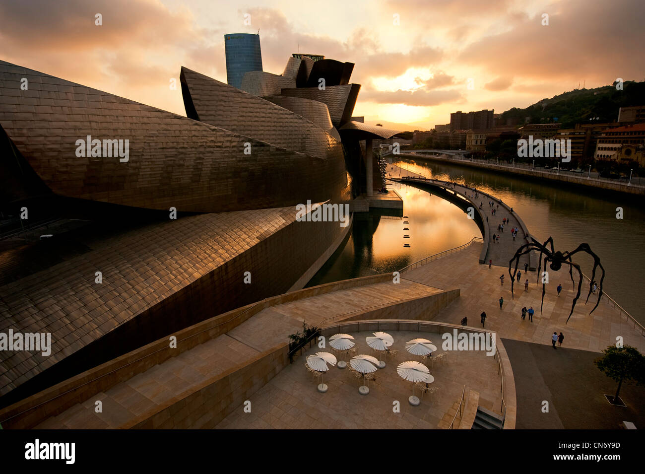 Musée Guggenheim de Bilbao, Pays basque, Espagne Banque D'Images