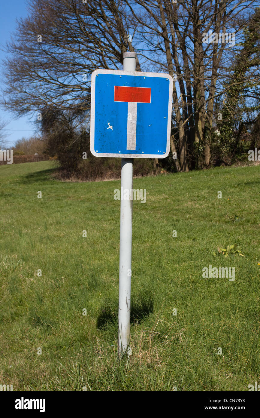 Dead End road sign Banque D'Images