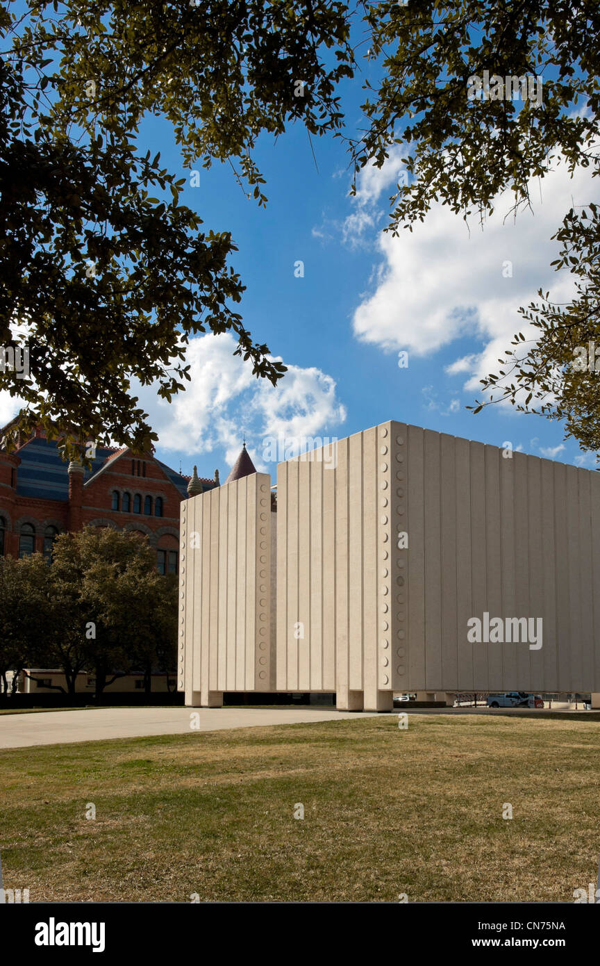 Le John F. Kennedy Memorial Plaza, Dallas, Texas Banque D'Images