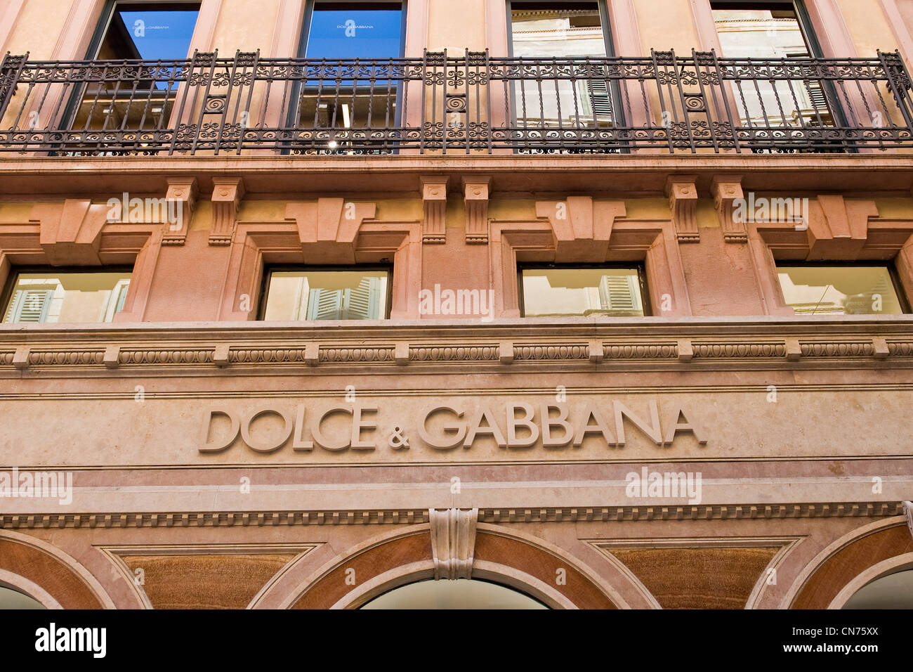 Dolce e Gabbana shop, Vérone, Vénétie, Italie Banque D'Images