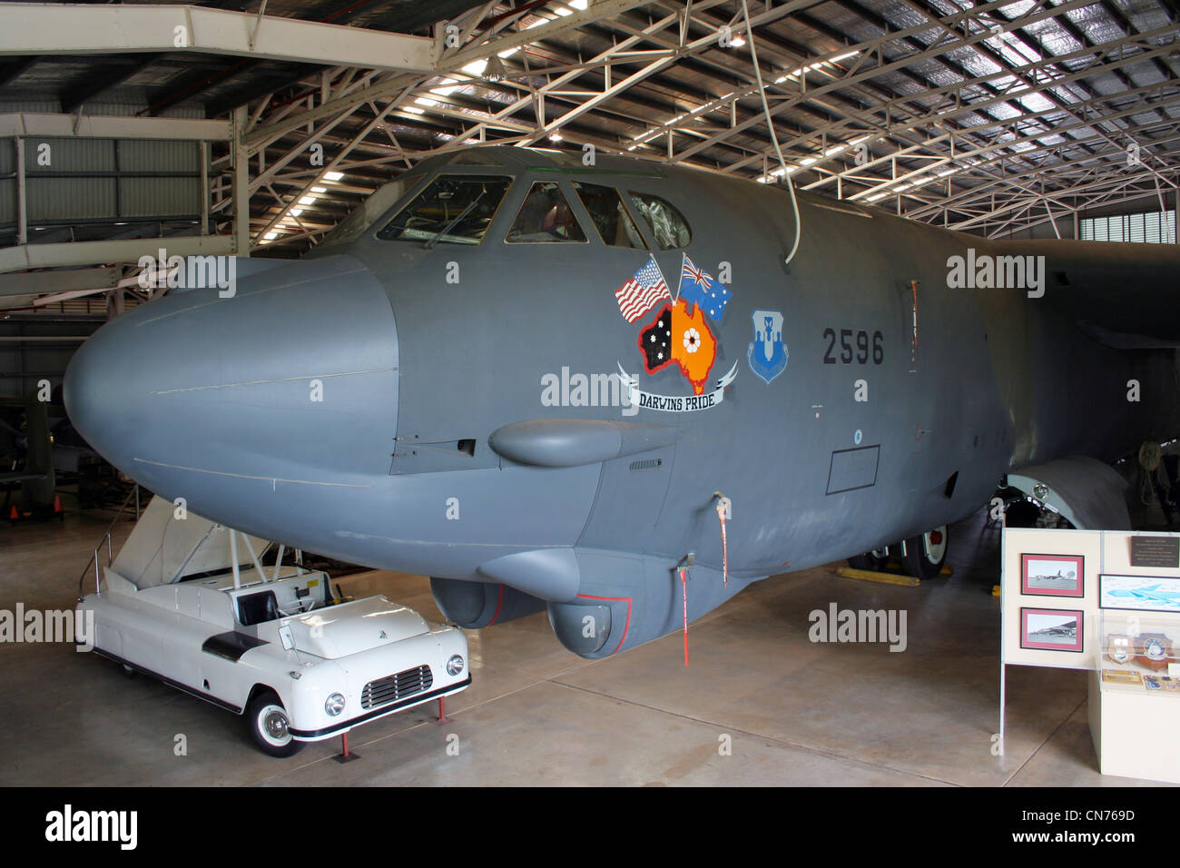 B-52 américains dans le centre du patrimoine mondial de l'aviation dans la région de Darwin en Australie.. Banque D'Images