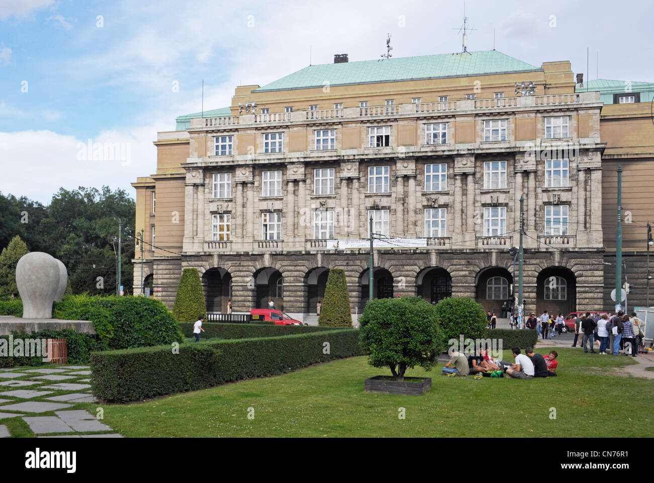 L'Université Charles, Faculté de philosophie Université Charles Palach  Square, Prague, République Tchèque Photo Stock - Alamy