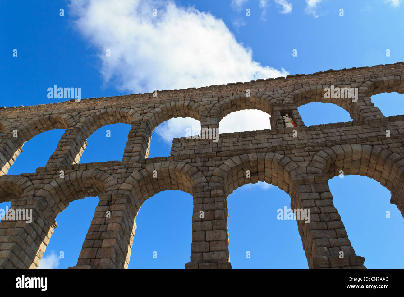 L'aqueduc de Ségovie (Espagne) Banque D'Images