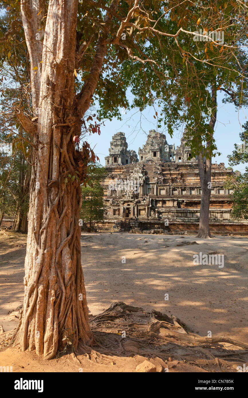 Banteay Kdei temple Angkor, Siem Reap, Cambodge Banque D'Images
