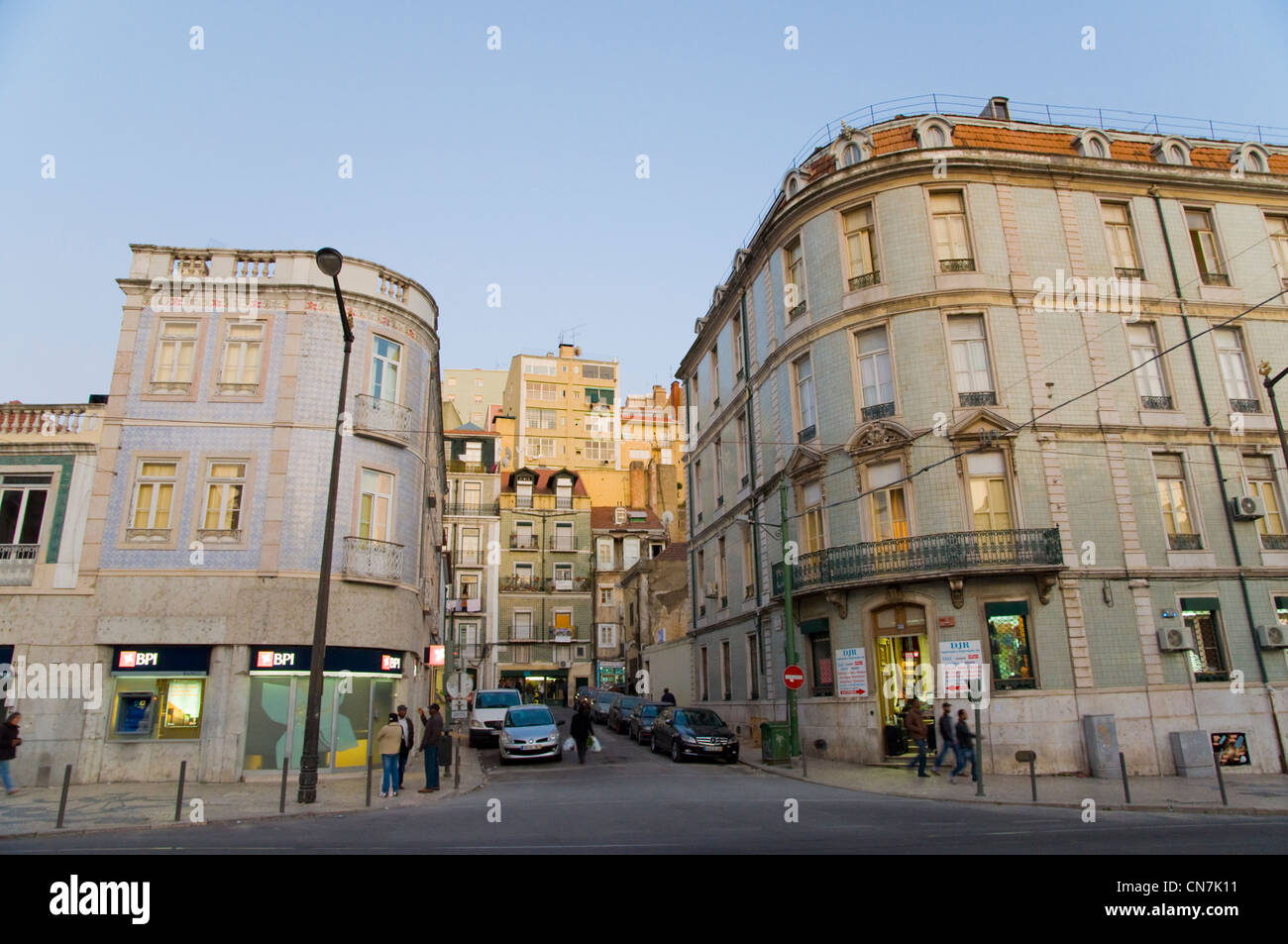 Rua de Palma street Lisbonne Portugal Europe Photo Stock - Alamy