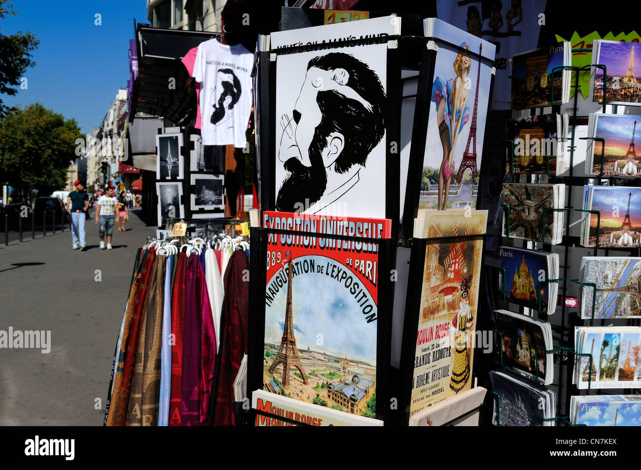 France, Paris, le boulevard de Clichy, Entre Pigalle et Blanche Banque D'Images