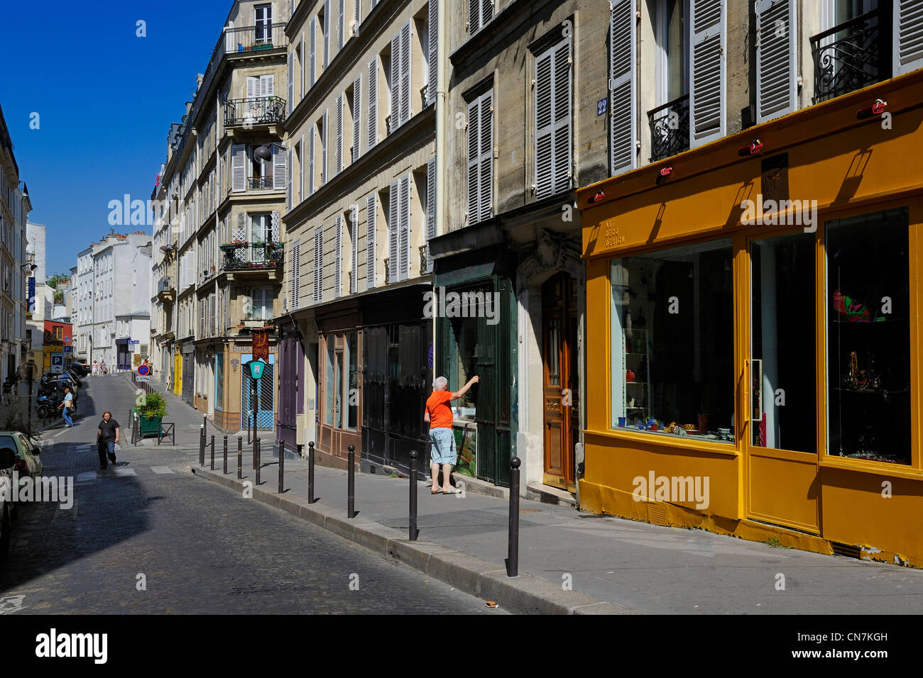France, Paris, la Butte Montmartre,2 Banque D'Images