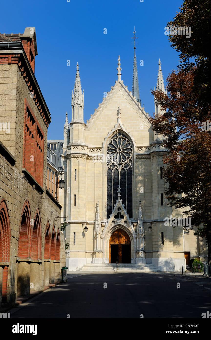 France, Paris, Fondation d'Auteuil chapelle Banque D'Images