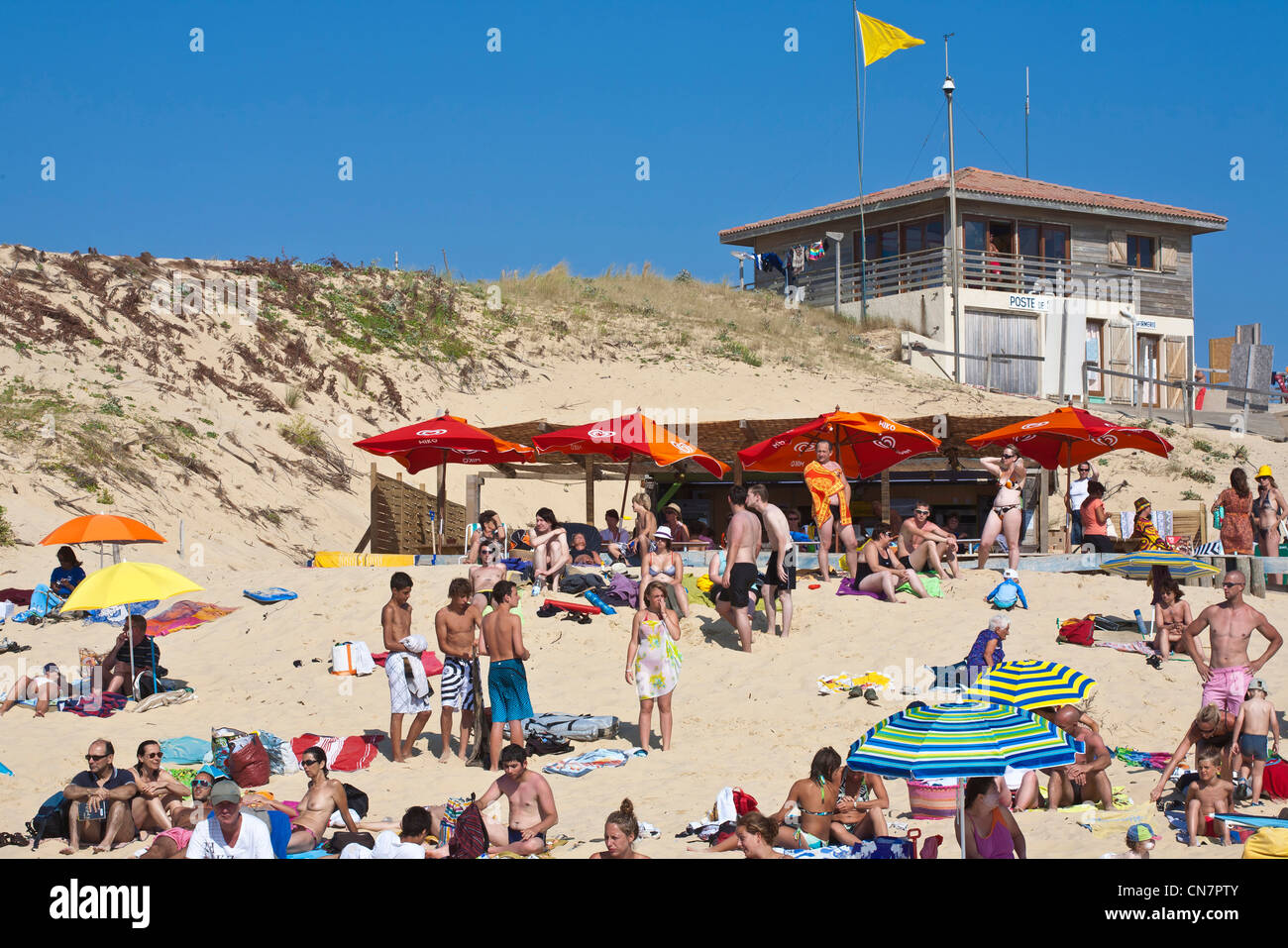 Contis Plage de contis plage Banque de photographies et d’images à haute ...