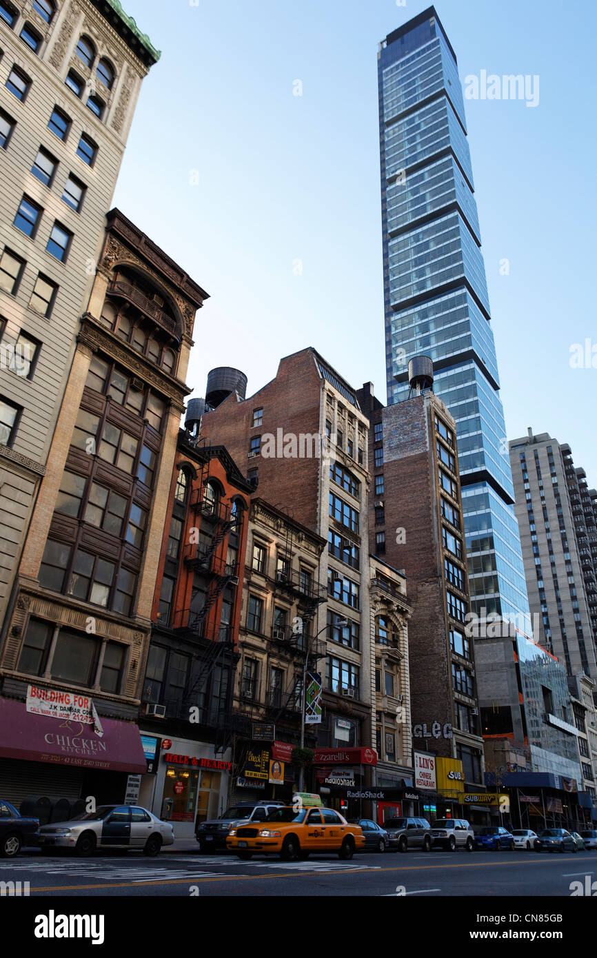 United States, New York, Manhattan, un Madison Park, la construction d'appartements de luxe, conçus par le cabinet d'CetraRuddy Banque D'Images