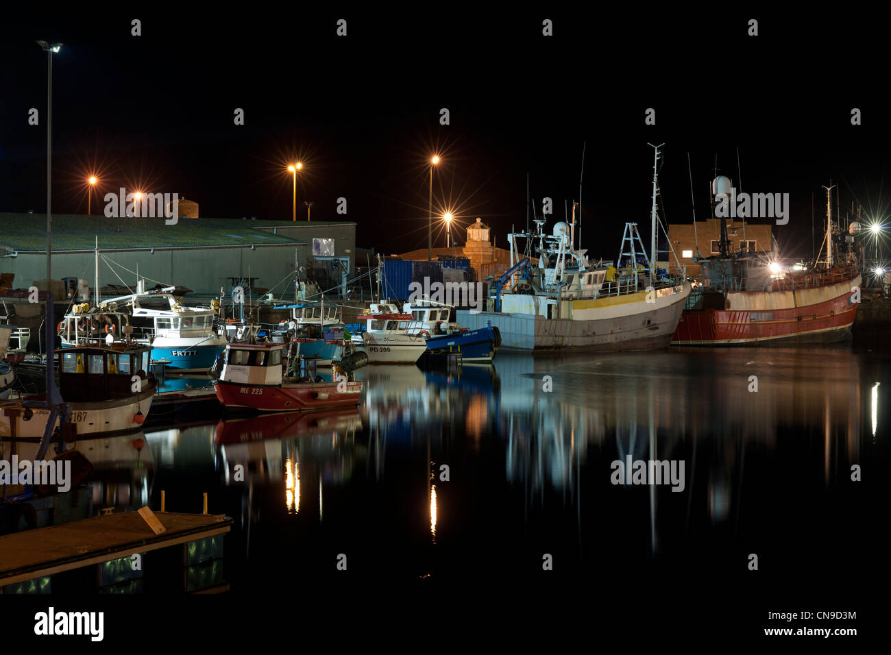 Port de Peterhead Peterhead,, Aberdeenshire, Ecosse. Banque D'Images
