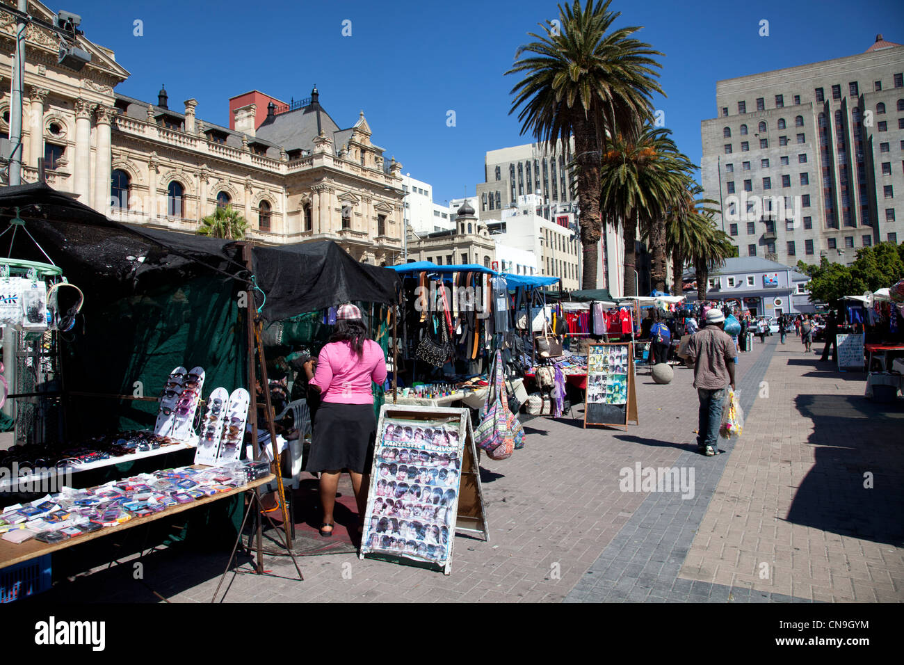 Grand Parade cale à Cape Town Banque D'Images