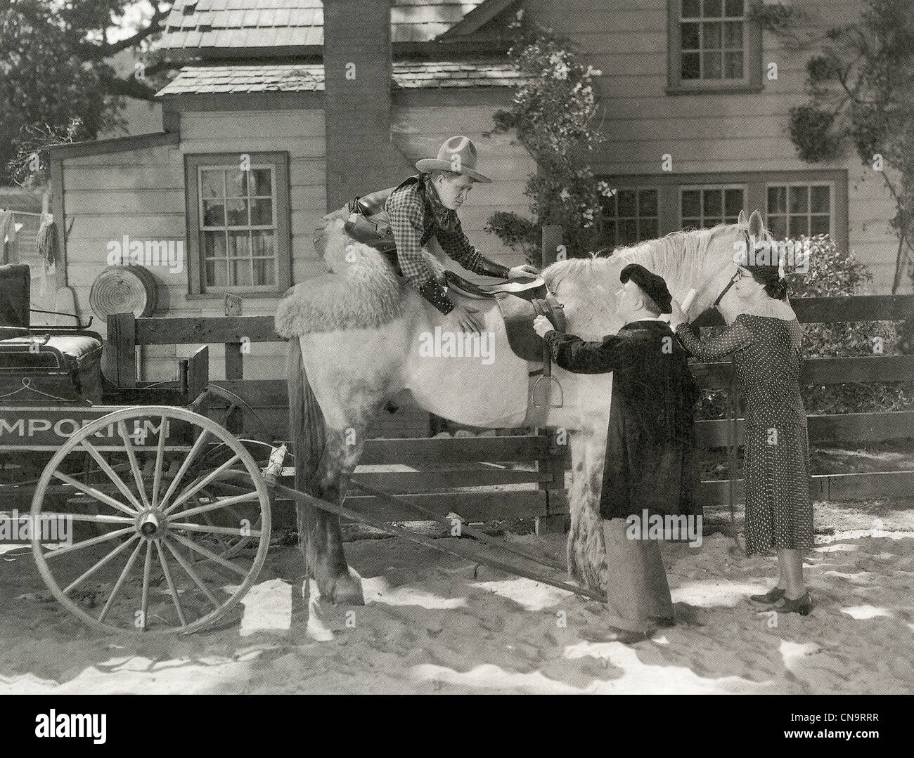 Photo du film classique de l'Ouest Banque D'Images