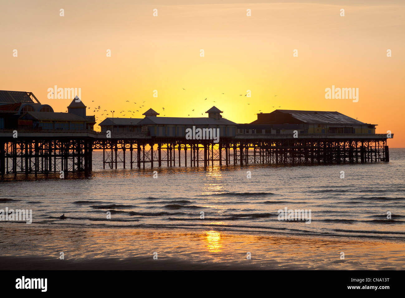 Central Pier, Blackpool, Lancashire. Banque D'Images
