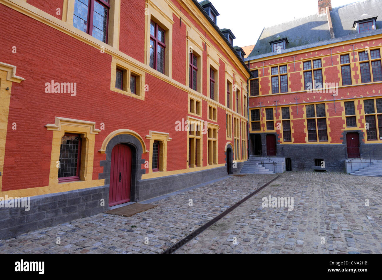 France, Nord, Lille, cour intérieure de l'Hospice Comtesse dans le quartier de Lille Banque D'Images
