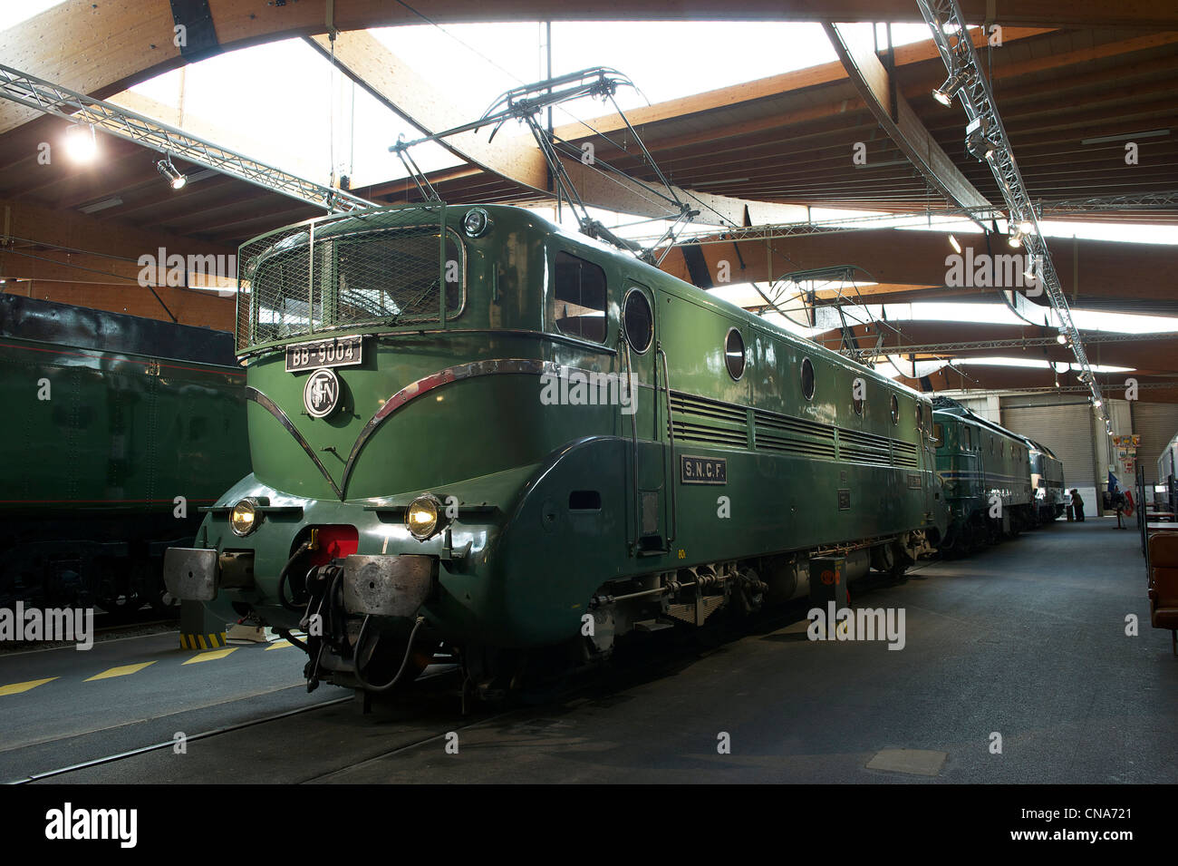 La France, Haut Rhin, Mulhouse, La Cité du train, également appelée Musée français du chemin de fer (le Musée Français du chemin de fer), Banque D'Images