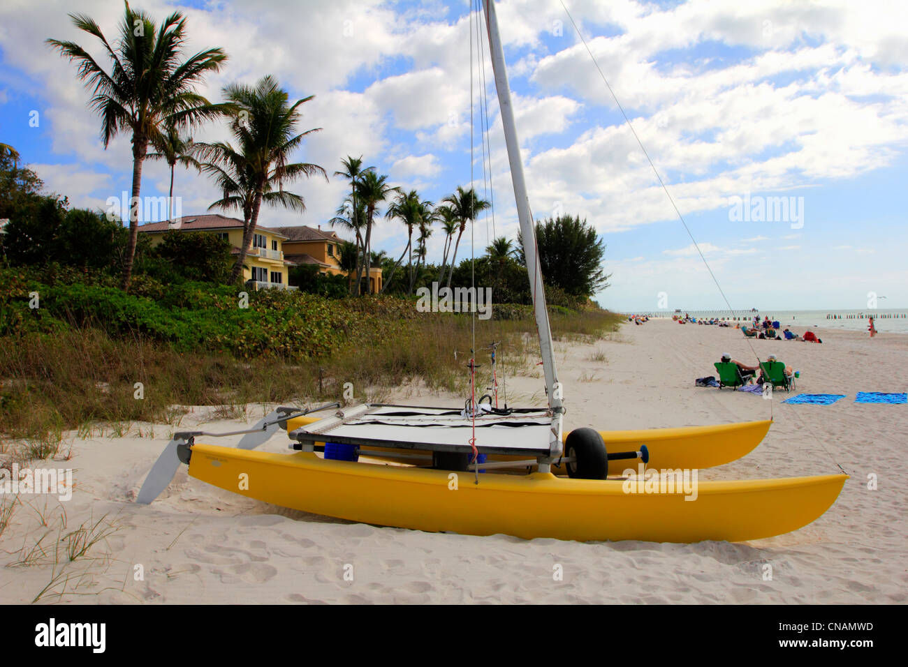 Naples Beach à Naples Florida USA Banque D'Images