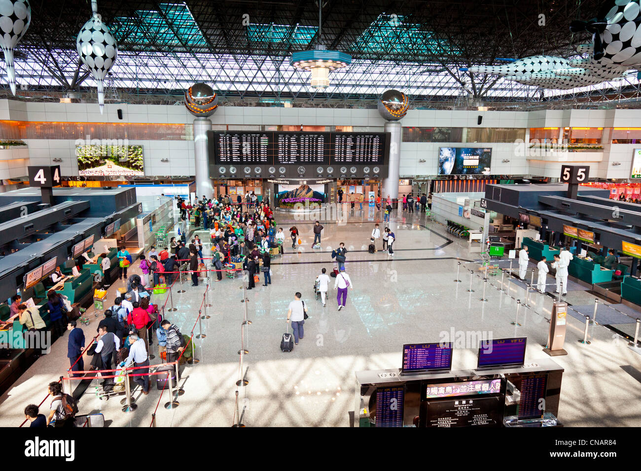 Departure Hall At Taiwan Taoyuan International Airport Iata Tpe My