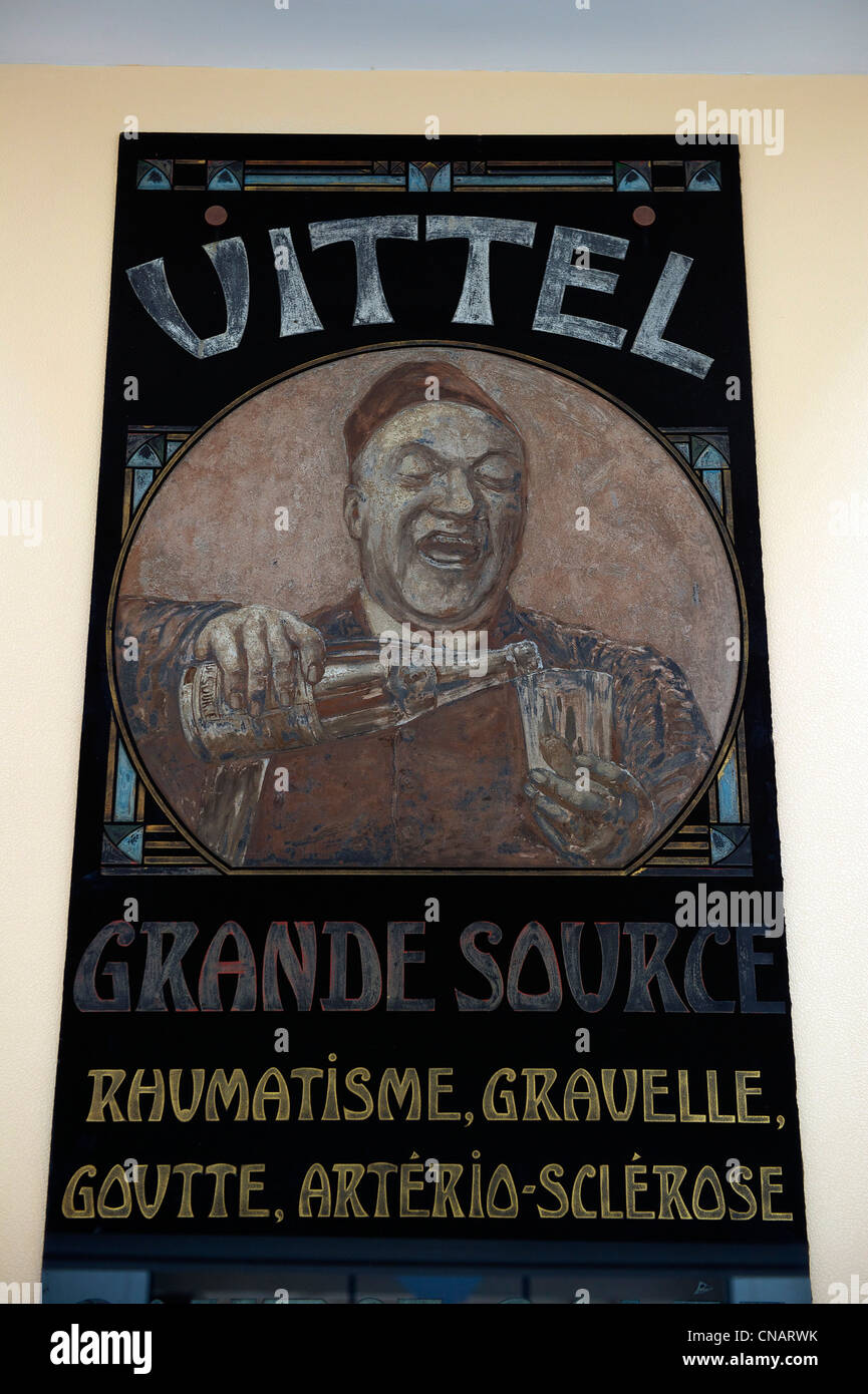 France, Vosges, Vittel spa and health Resort, Vittel thermal Spa, hall d'entrée Banque D'Images