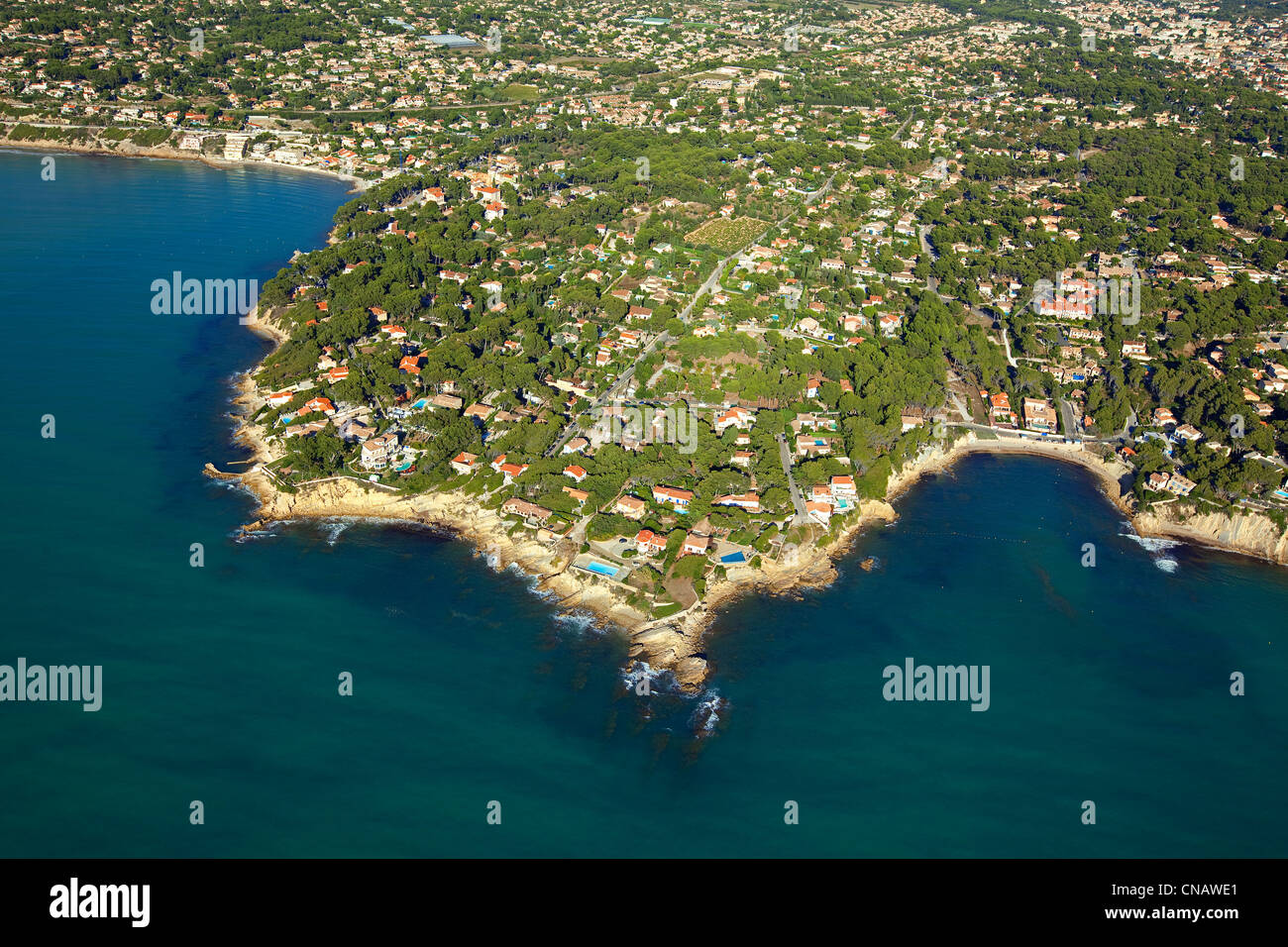 La France Var Sanary Sur Mer Pointe De La Cride Plage De