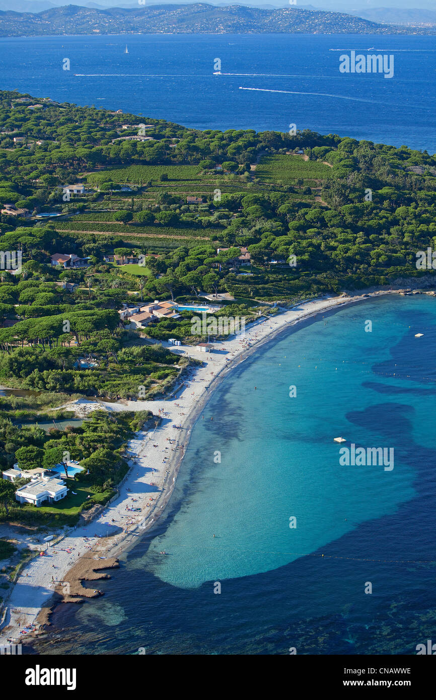 Plage des salins saint tropez Banque de photographies et d’images à