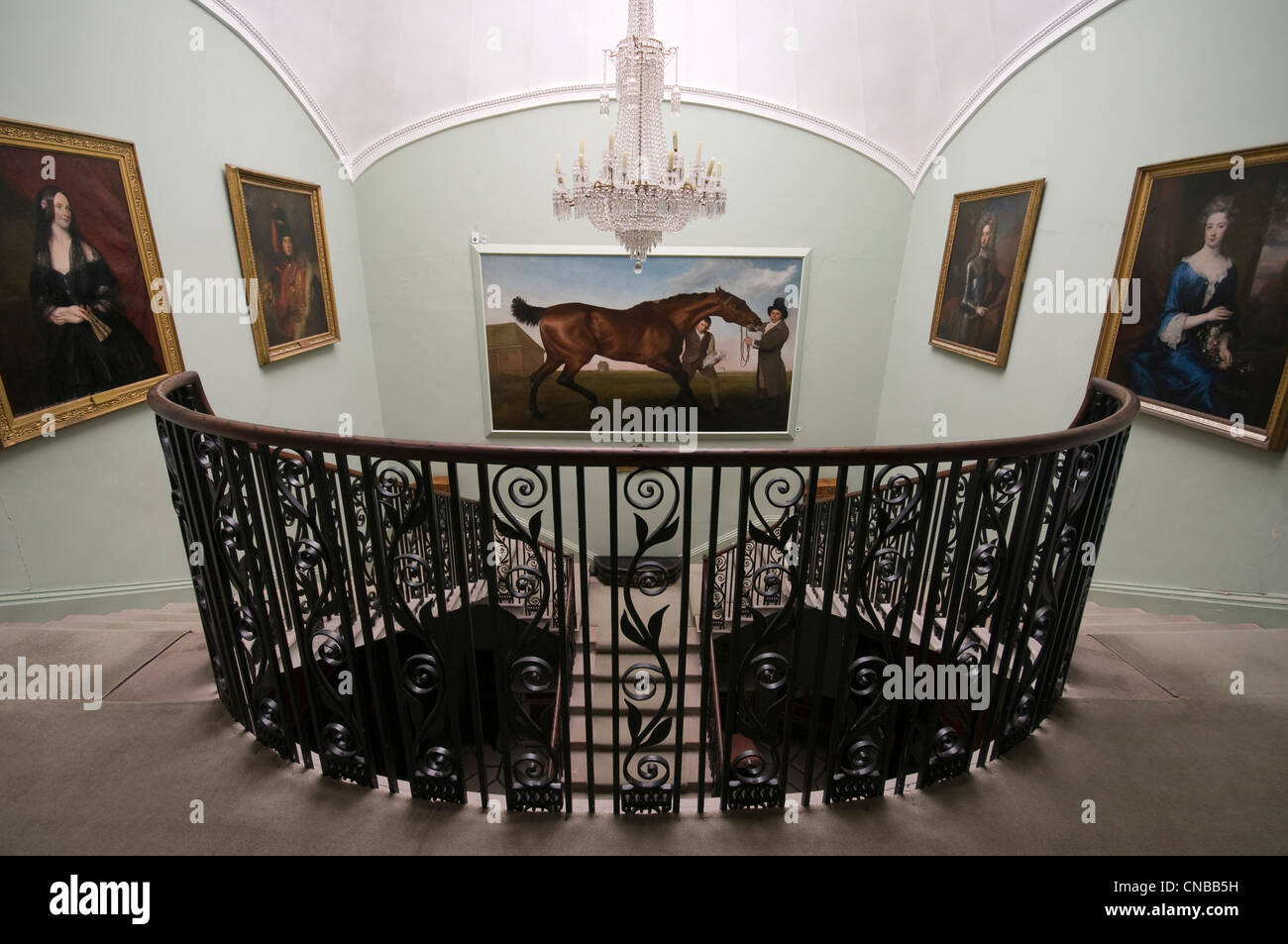Royaume-uni, Irlande du Nord, comté de Down, Newtownards, Mount Stewart House, George Stubb's painting du célèbre cheval Banque D'Images
