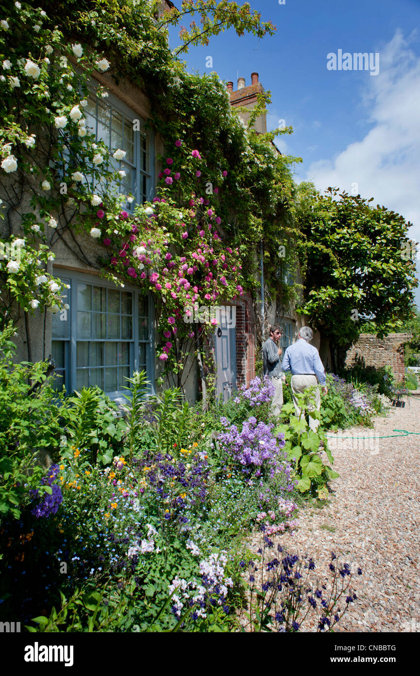 Charleston Farmhouse, près de Lewes, East Sussex, Angleterre, accueil du Bloomsbury Set. Banque D'Images