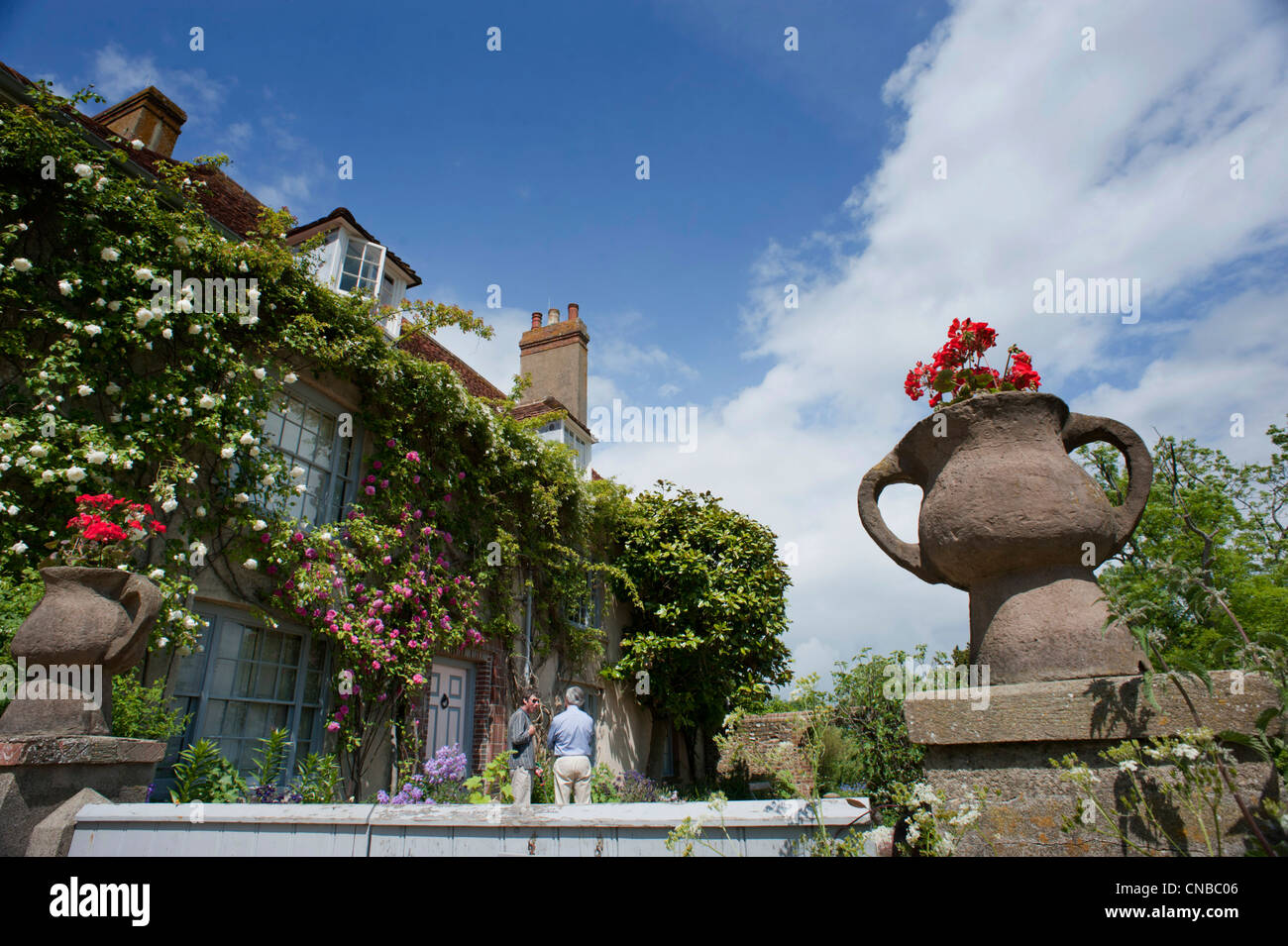 Charleston Farmhouse, près de Lewes, East Sussex, Angleterre, accueil du Bloomsbury Set. Banque D'Images