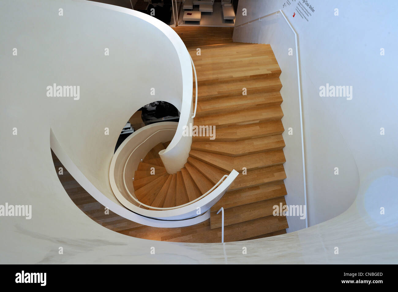 Allemagne, Baden Wuerttemberg, Weil am Rhein, Vitra maison, 17 maisons entassées par les architectes Herzog et de Meuron Banque D'Images